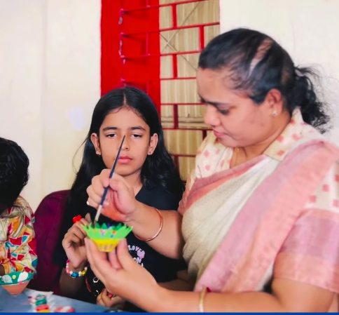 Diya Making Competition